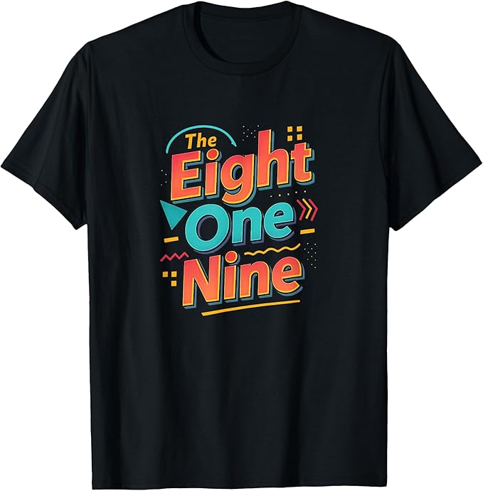 The Eight One Nine Retro shirt